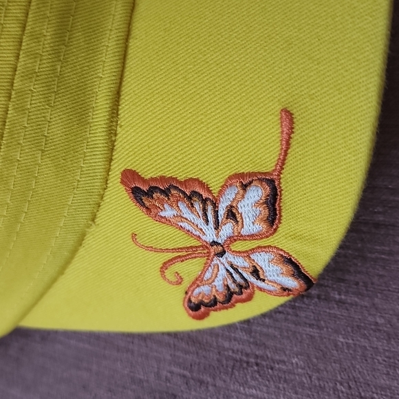 BLING RHINESTONE BUTTERFLY CAP NWT - Picture 3 of 5